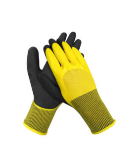 PVC Coated Nylon Glove Industrial Safety Work Gloves